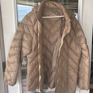 London Fog Women's Tan/khaki Puffer Jacket